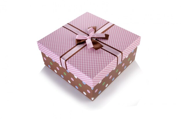 Giftboxes isolati sul bianco