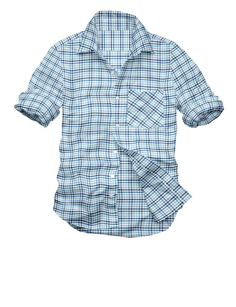 Gingham controlla la camicia moderna