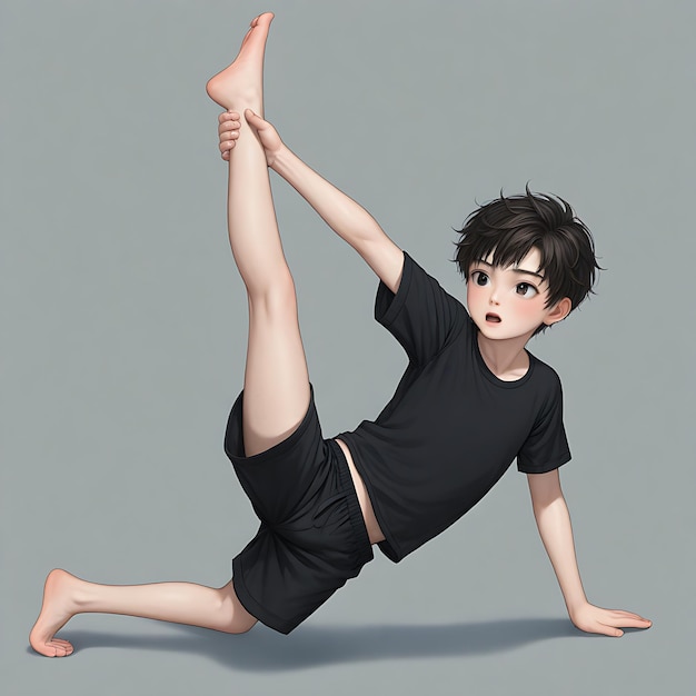 ginnastica anime ragazzo