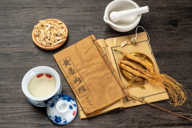 Ginseng e medicina tradizionale cinese in tavola