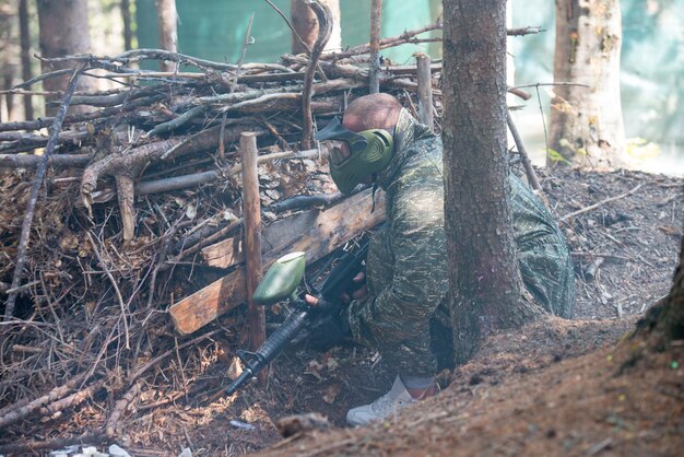 Giocatori di paintball