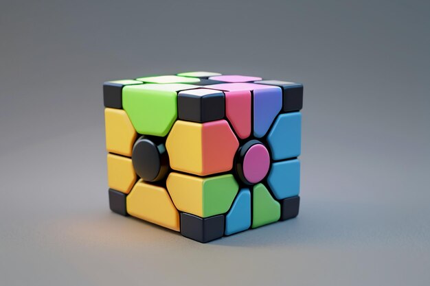 Giocattolo educativo Cubo di Rubik Esercizio Capacità di pensiero Competizione di rotazione altamente difficile