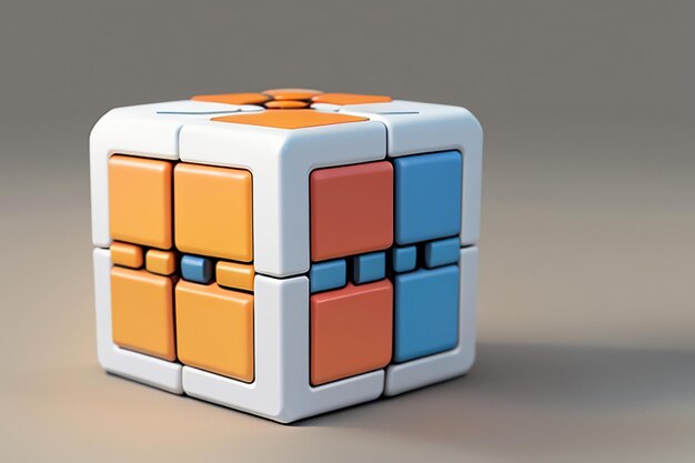 Giocattolo educativo Cubo di Rubik Esercizio Capacità di pensiero Competizione di rotazione altamente difficile