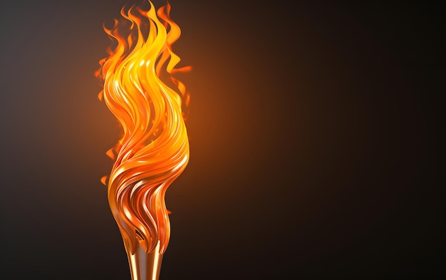 Giochi sportivi olimpici Torch Flame fire