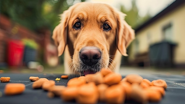 Gioco del cervello del cane IA generativa