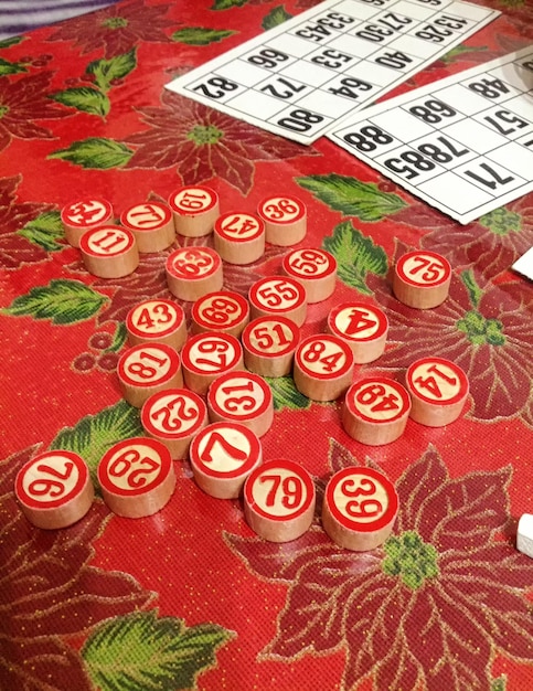 Gioco della tombola napoletana Tradizionale gioco natalizio simile al bingo