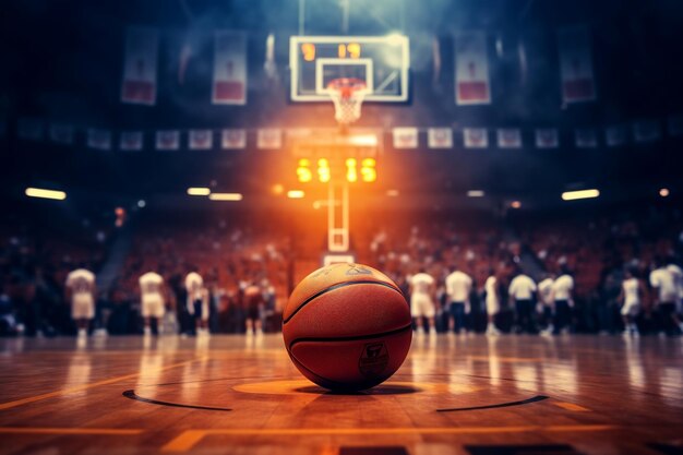 Gioco di basket stagione regolare o concetto di playoff AI
