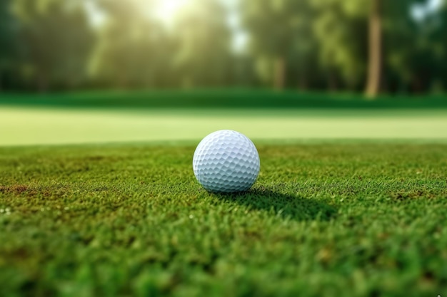 Gioco di golf all'aperto sul Green Fairway