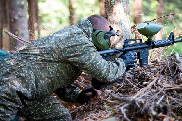 Gioco In Un Paintball