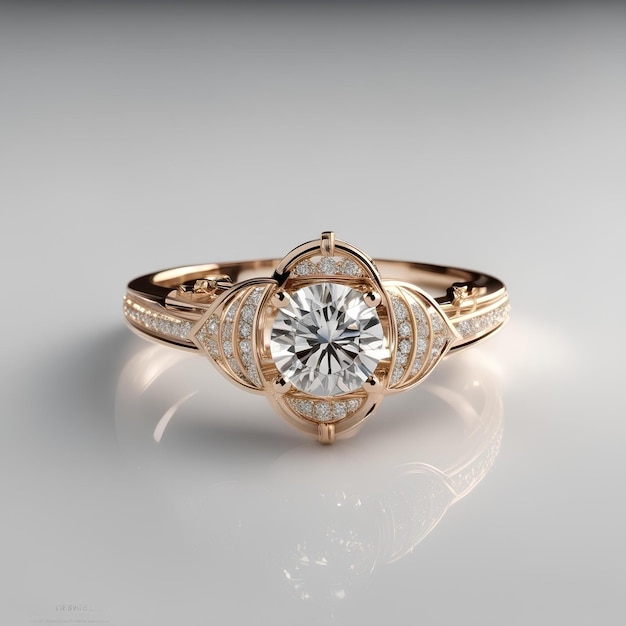 Gioielli anello d'oro anello di oro anello di donne anello bellissimo anello
