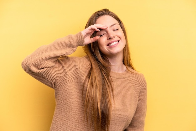 Gioioso ridere molto Concetto di felicità