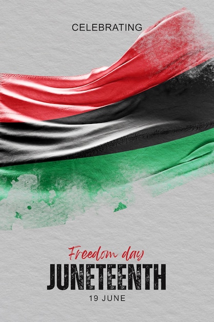 Giornata della libertà del diciannovesimo post sui social media banner poster flyer modello di copertina del libro