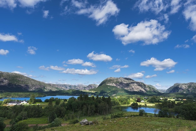 Giornata di sole in Norvegia