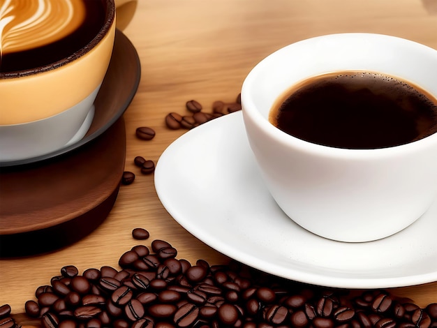 Giornata internazionale dei cuori di caffè nelle bevande