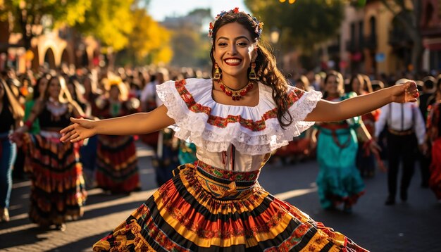 Giornata internazionale del Messico felice e celebrazione fotografia di ritratto Celebrazione della festa nazionale th