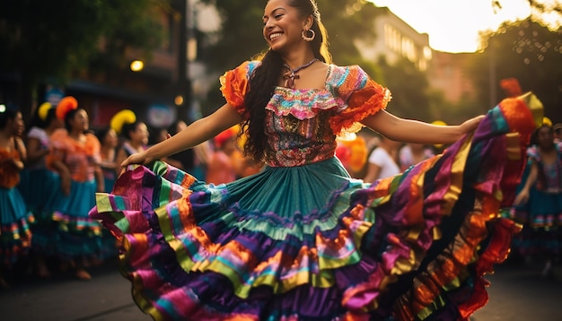 Giornata internazionale del Messico felice e celebrazione fotografia di ritratto Celebrazione della festa nazionale th