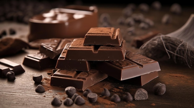 Giornata mondiale del cioccolato 07 luglio IA generativa