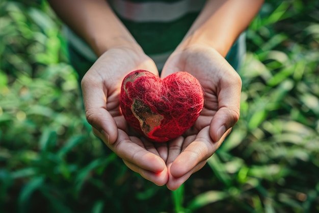 Giornata mondiale del cuore Amare la terra La protezione dell'ambiente nelle mani della comunità