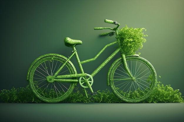 Giornata mondiale della bicicletta Concetto di trasporto ecologico ecologico AI generativo