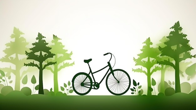 Giornata mondiale della bicicletta Go Green Save Environmentx9