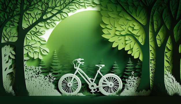 Giornata mondiale della bicicletta Go Green Save Environmentx9