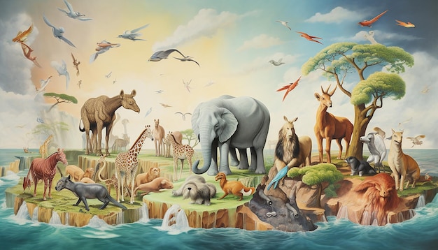 Giornata mondiale della fauna selvatica tutte le creature viventi del pianeta