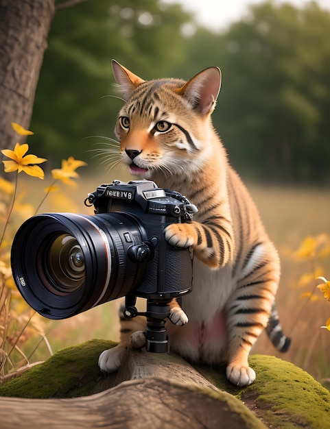 Giornata mondiale della fotografia 2023 Fotografo per Cheetah Tiger