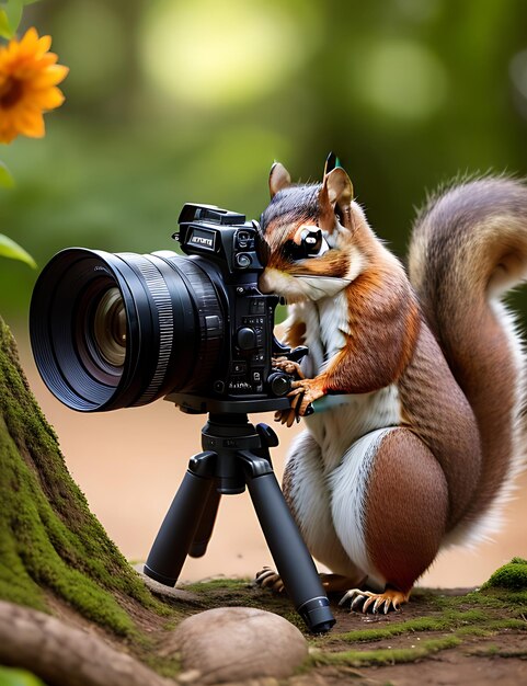 Giornata mondiale della fotografia 2023 Fotografo per gli scoiattoli