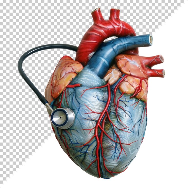 Foto giornata nazionale dei medici giornata mondiale della salute stetoscopio medico cuore isolato su sfondo trasparente
