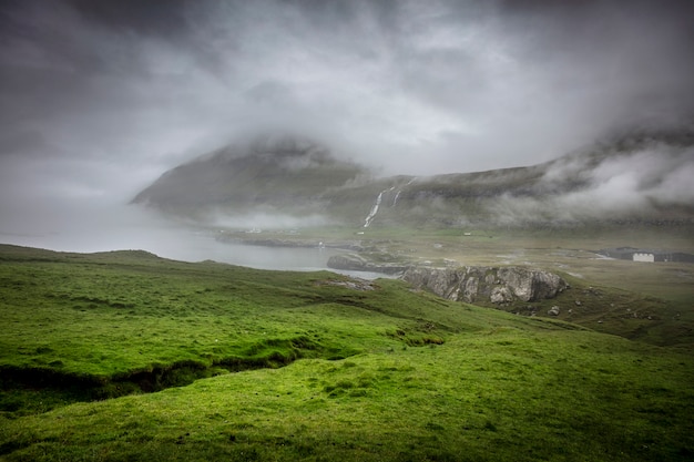 Giornata piovosa a faroe