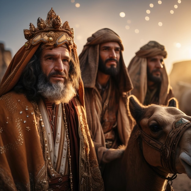 Giorno dei Tre Re I Re Magi Reyes Magos Religione Bibbia Evangilia Nascita di Gesù Cristo Dio Betlemme