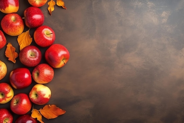 Giorno del Ringraziamento o composizione autunnale con foglie di zucca e arance o cibo di pollo per il Ringraziamento