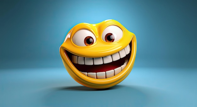 Giorno del sorriso emoji 3D