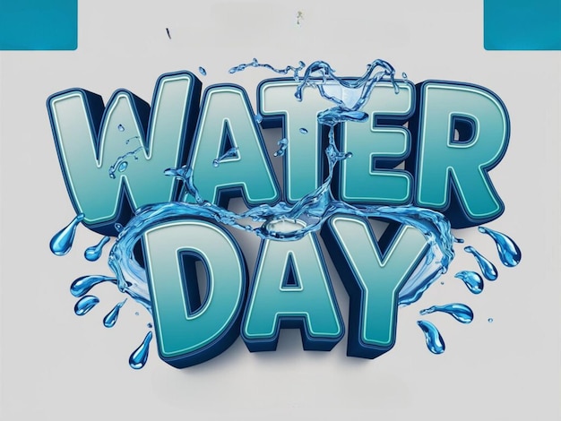Giorno dell'acqua con consistenza