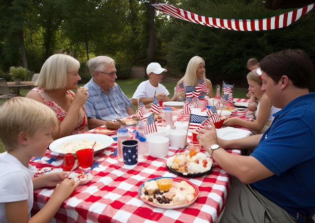 giorno dell&#39;indipendenza americana