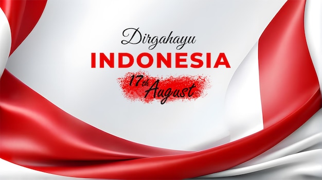 Giorno dell'indipendenza dell'Indonesia per banner o modello di post sui social media
