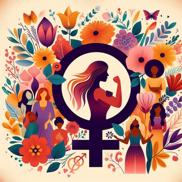 Giorno della donna 8 marzo Immagine gratuita della Giornata internazionale della donna
