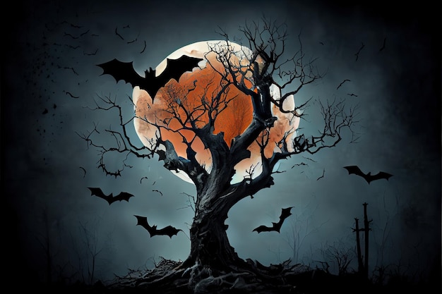 Giorno di Halloween occhi di Jack O' Lanterns Dolcetto o scherzetto Samhain All Hallows' Eve All Saints' Eve All hallowe'en spettrale Horror Ghost Demon sfondo 31 ottobre