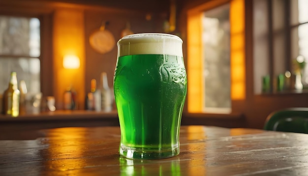 Giorno di San Patrizio Birra verde