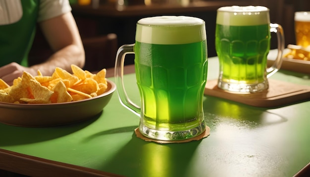 Giorno di San Patrizio Birra verde