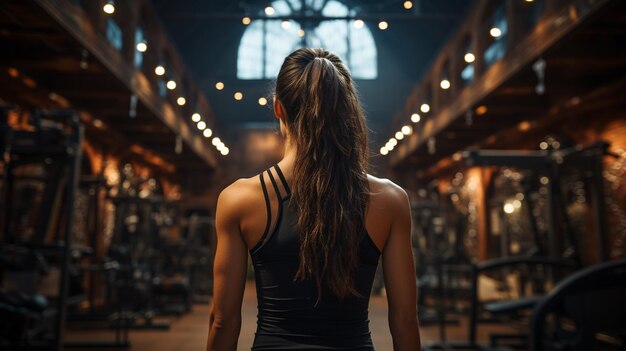 giovane donna nello yoga