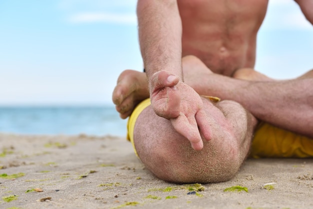 Giovane in meditazione