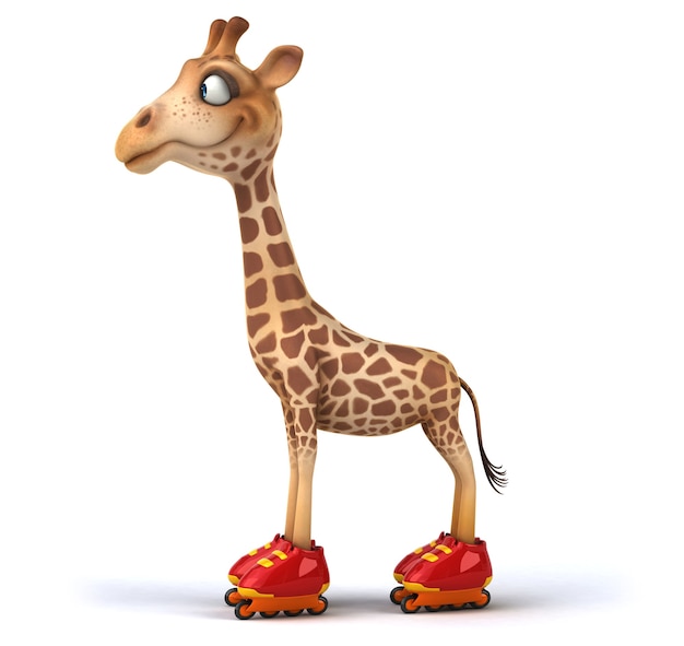 Giraffa divertente