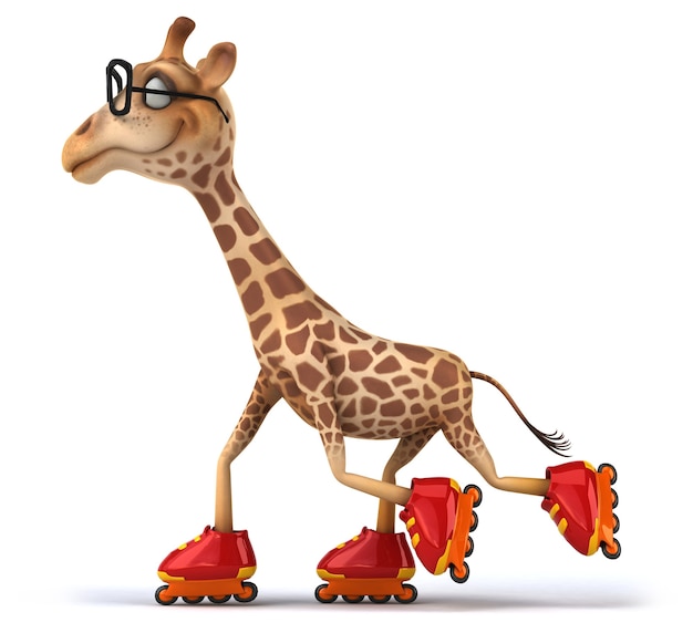 Giraffa divertente