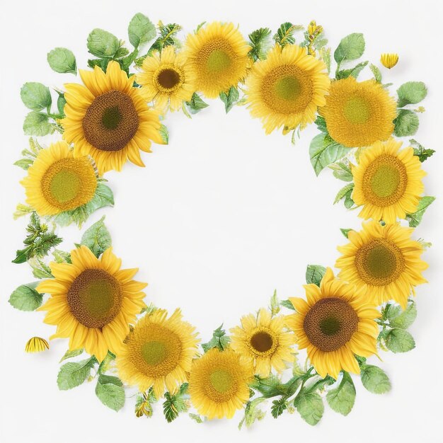 girasole_borderfloral_frame