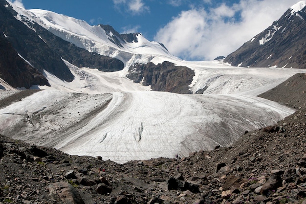 Glacier Grand Aktru nei Monti Altai