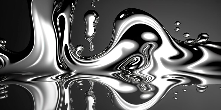 Glam metal texture texture cromata liquido cromato metallizzato