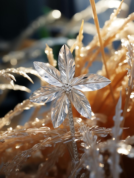 Glamour Sacra Croce adornata con cristalli scintillanti e I Cross Domenica delle Palme Foto Arte cristiana