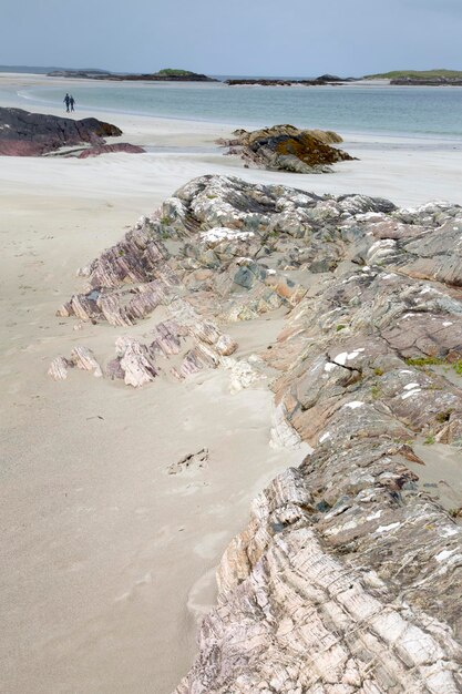 Glassillaun Beach nel Connemara Galway Irlanda