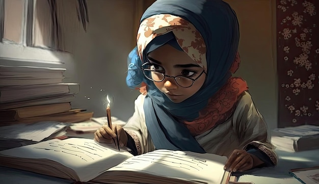 Gli animatori musulmani sono pionieri nel settore dell'animazione e usano la loro creatività e immaginazione per raccontare storie che siano sia stimolanti che divertenti Generato dall'IA